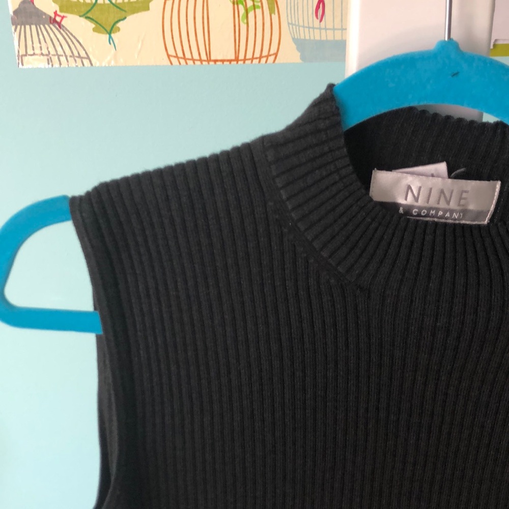 Black Ribbed Tank - Picture 2 of 2
